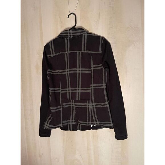Hurley women's‎ black and white patterned blazer jacket, size medium - Picture 9 of 16